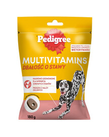 PEDIGREE Multivitaminai sąnarių priežiūrai Vištiena 180 g papildomas pašaras sąnariams suaugusiems šunims