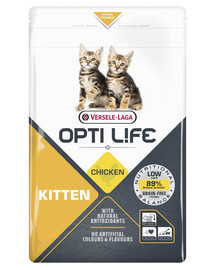 VERSELE-LAGA Opti Life Kitten Chicken 1 kg kačiukams