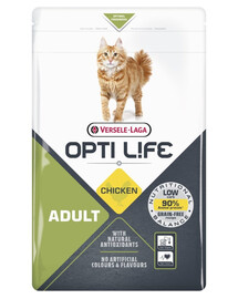 VERSELE-LAGA Opti Life Cat Adult Chicken 1 kg suaugusioms katėms