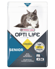 VERSELE-LAGA Opti Life Cat Senior Chicken 1 kg vyresnio amžiaus katėms