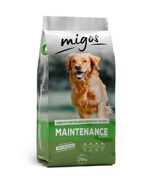 MIGOS Maintenance Plus 20 kg mažai aktyviems šunims su vitaminais