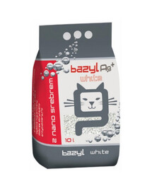 BAZYL Ag+ Compact White 20 L kačių kraikas su nanosidabru
