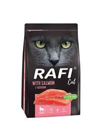 RAFI Katė sterilizuota su lašiša 7 kg sterilizuotoms katėms