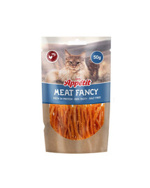 COMFY Appetit Maet Fancy Strips Chicken and Shrimp 50 g daug baltymų turintis skanėstas katėms