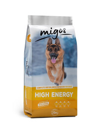 MIGOS High Energy 20 kg aktyviems šunims
