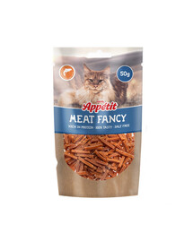 COMFY Appetit Maet Fancy Salmon Strips 50 g daug baltymų turinčio skanėsto katėms