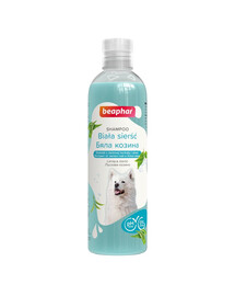 BEAPHAR Shampoo White Dod 250 ml del baltu plauku šunims
