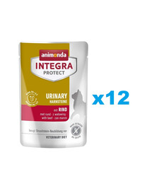 ANIMONDA Integra Protect Urinary Struvit with Beef 12x85 g su jautiena