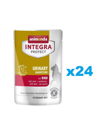 ANIMONDA Integra Protect Urinary Struvit with Beef 24x85 g su jautiena