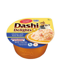 INABA Cat Dashi Delights Chicken and Tuna 70 g