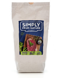 SIMPLY FROM NATURE Orkaitėje keptas elnienos pašaras 1,2 kg + 2 skardinės nemokamai