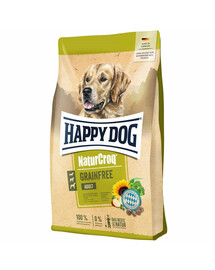 HAPPY DOG NaturCroq Grainfree 15kg pašaro šunims be grūdų