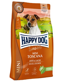 HAPPY DOG Sensible Mini Toscana 10kg antis su lašiša