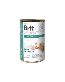 BRIT Grain Free Veterinary Care Sterilised 400 g tunas su ėriena
