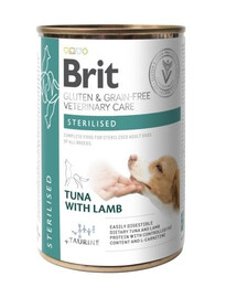 BRIT Grain Free Veterinary Care Sterilised 400 g tunas su ėriena