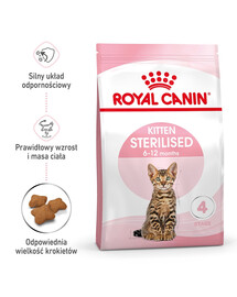 ROYAL CANIN Kitten Sterilised 3,5 kg + 400 g NEMOKAMAI