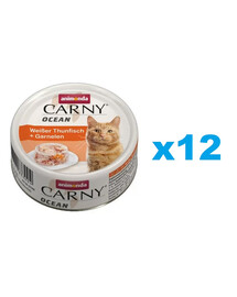 ANIMONDA Carny ocean baltasis tunas ir krevetės 12x80g