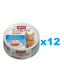 ANIMONDA Carny vandenyno tunas ir jūros gėrybės 12x80g