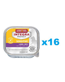 ANIMONDA Integra Sensitive ėriena su ryžiais 16x100 g