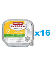ANIMONDA Integra Sensitive kalakutiena su bulvėmis 16x100 g