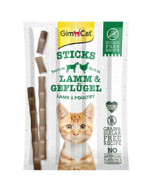 GIMCAT Sticks Lamb&Poultry 4 vnt. lazdelės su ėriena ir paukštiena