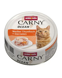 Animonda Carny Ocean su baltu tunu ir krevetėmis 0.08 kg