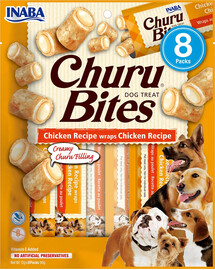 INABA Churu Bite Chicken 8x12g vištienos vyniotiniai šunims