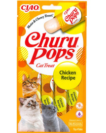 INABA Churu Pops Chicken 4x15g su vištiena katėms
