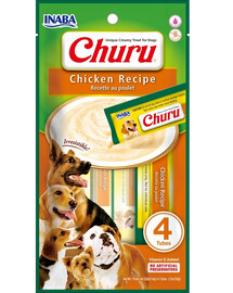 INABA Churu Chicken recipe 4x14g su vištiena šunims