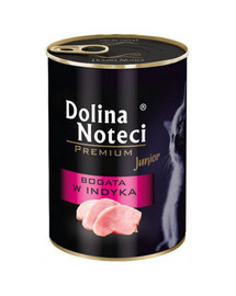 DOLINA NOTECI Premium Junior turtingas kalakutienos maistas kačiukams 400 g
