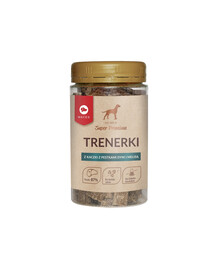 MACED Ančių trotos su moliūgų sėklomis ir melisa skanėstai dresūrai 150 g