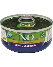 N&D Cat Prime Lamb & Blueberry konservai 70 g