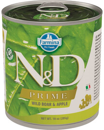 FARMINA N&D Dog prime boar&apple 285 GR