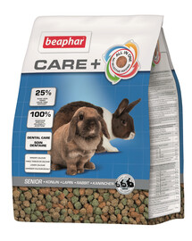 BEAPHAR Care+ Rabbit Senior Rabbit maistas triušiams 1,5 kg