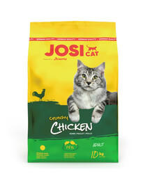 JOSERA JosiCat Crunchy Chicken 2x10kg su paukštiena suaugusioms katėms
