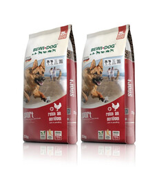 BEWI DOG Sport 2 x 12,5 kg aktyviems šunims