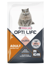 VERSELE-LAGA Opti Life Cat Adult Sensitive Salmon 7.5 kg jautrioms suaugusioms katėms