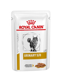 ROYAL CANIN Veterinary Diet Feline Urinary S/O 85 g x 48 vnt. šlapias maistas suaugusioms katėms, sergančioms šlapimo takų ligomis