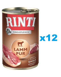 RINTI Singlefleisch Lamb Pure 12x400 g monoproteinų ėrienos