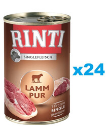 RINTI Singlefleisch Lamb Pure 24x400 g monoproteinų ėrienos