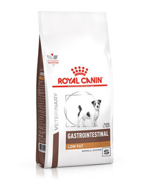 ROYAL CANIN Veterinary Gastrointestinal Low Fat Small Dog 1,5kg dietinis maistas mažų veislių šunims