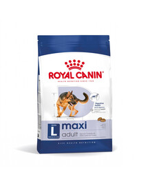 ROYAL CANIN Maxi Adult 4kg sausas ėdalas suaugusiems šunims iki 5 metų amžiaus, didelių veislių šunims