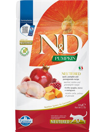 N&D Cat Pumpkin Neutered Quail & Pomegranate 300 g