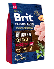 BRIT Premium By Nature Senior Large Extra Large L+XL Chicken   3 kg