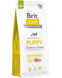 BRIT Care Sustainable Puppy su vištiena ir vabzdžiais 12 kg