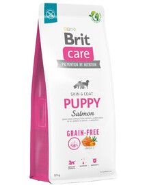 BRIT Care sausas maistas šuniukams be grūdų su lašiša 12 kg