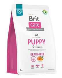 BRIT Care Grain-free Puppy sausas maistas su lašiša 3 kg