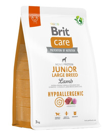 BRIT Care Hypoallergenic Junior Large Breed sausas maistas su ėriena 3 kg