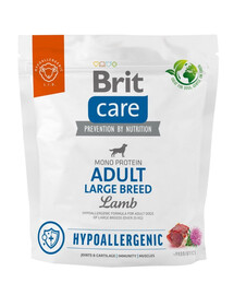 BRIT Care Hypoallergenic Adult Large Breed sausas maistas su ėriena 1 kg