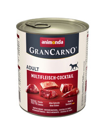 Animonda Grancarno Adult 800 g suaugusių šunų konservai su įvairių rūšių mėsa